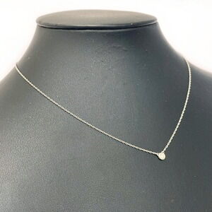 TIFFANY Co Silver Diamond By the Yard Necklace